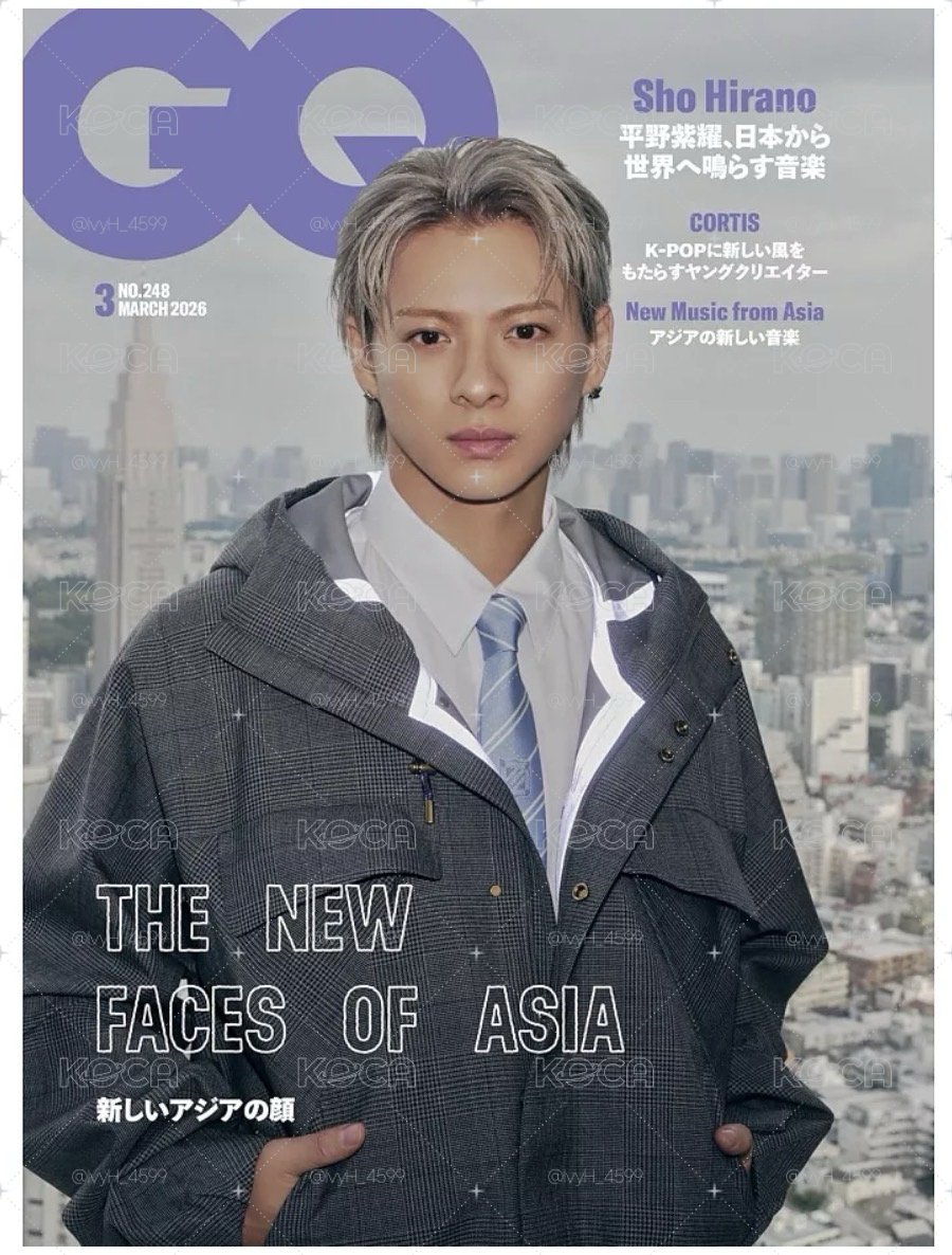 GQ JAPAN 3月號/2026─內頁CORTIS專訪