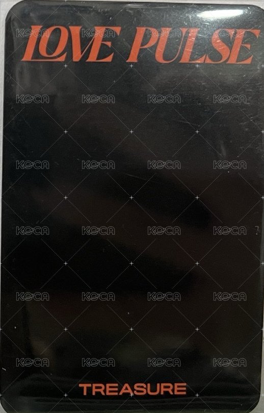 2025-26 TREASURE TOUR [PULSE ON] IN JAPAN   場週單封 特典卡  背面