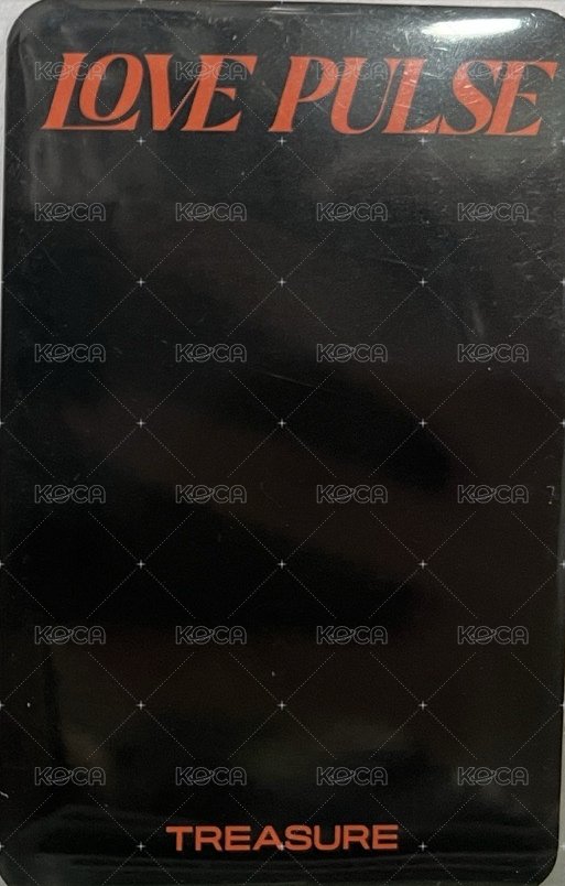 2025-26 TREASURE TOUR [PULSE ON] IN JAPAN   場週單封 特典卡  背面