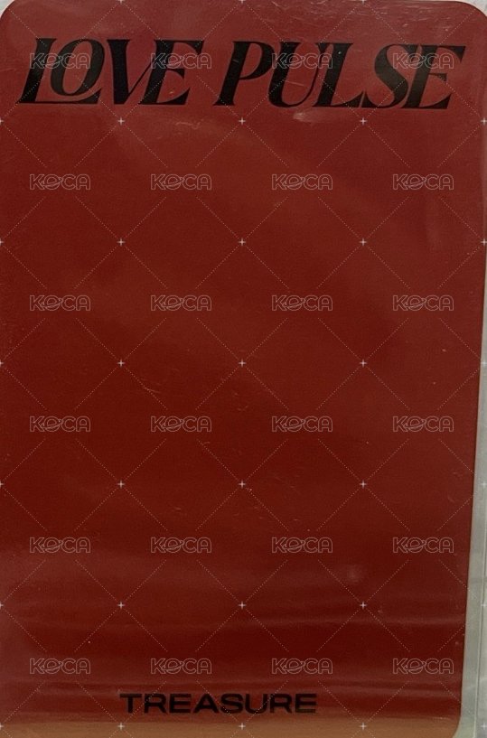 2025-26 TREASURE TOUR [PULSE ON] IN JAPAN   場週PB團封 特典卡  背面