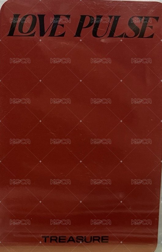 2025-26 TREASURE TOUR [PULSE ON] IN JAPAN   特典卡 場週PB團封 背面