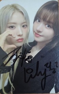 STICK OUT ms 教師雙人 簽名卡 