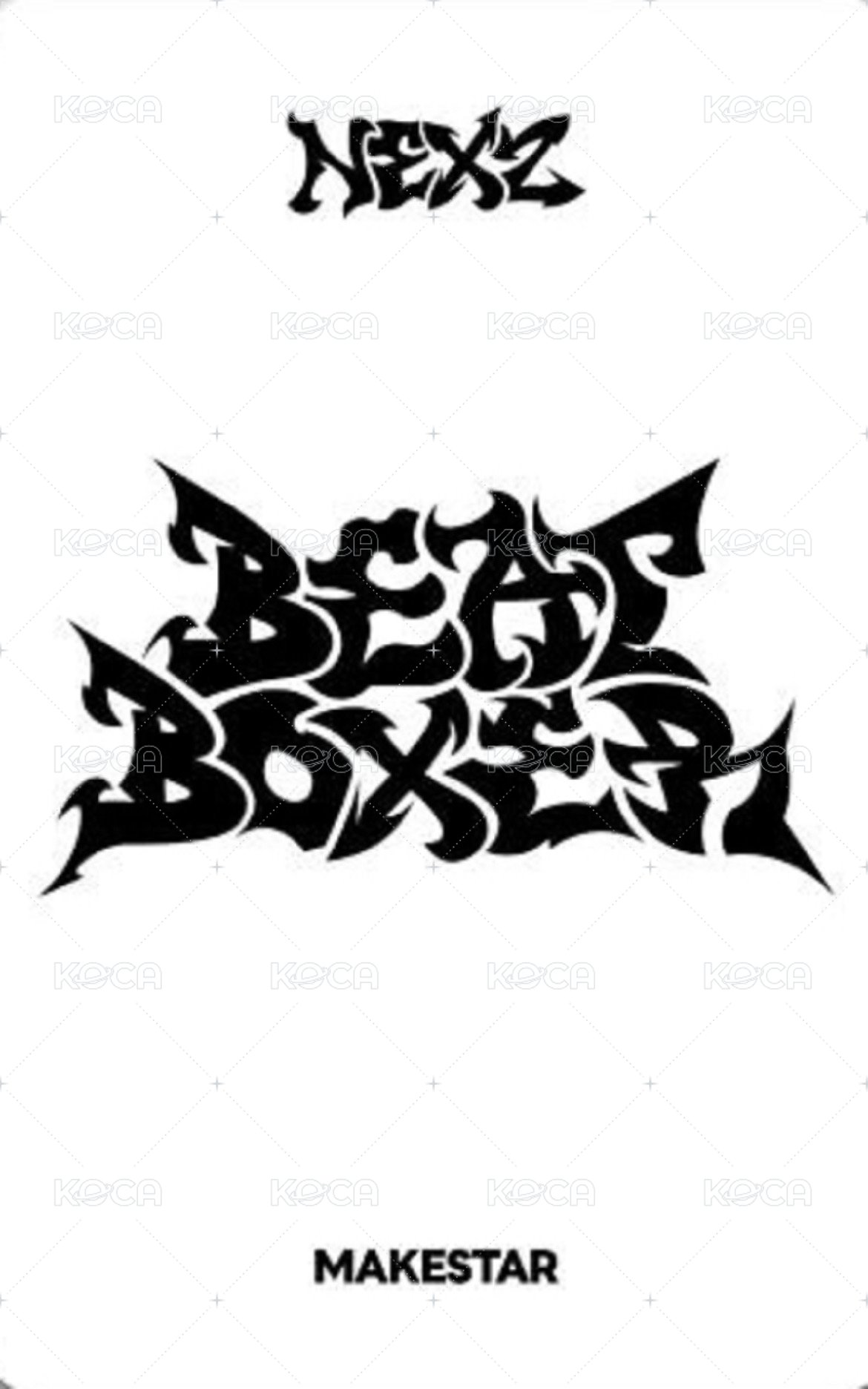 迷三 ms 台北合照會 簽售卡 心願 ver. 背面