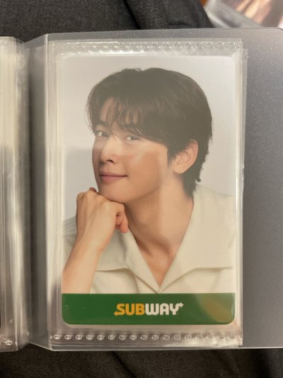 車銀優 Subway代言卡 astro