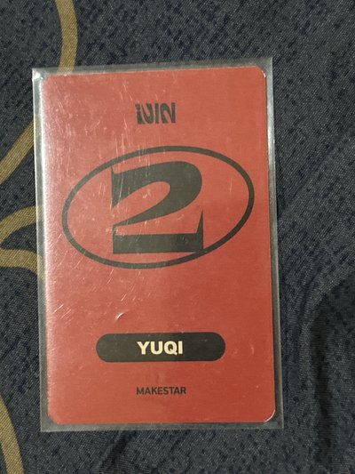 Yuqi《2》ms 手繪卡 符咒卡