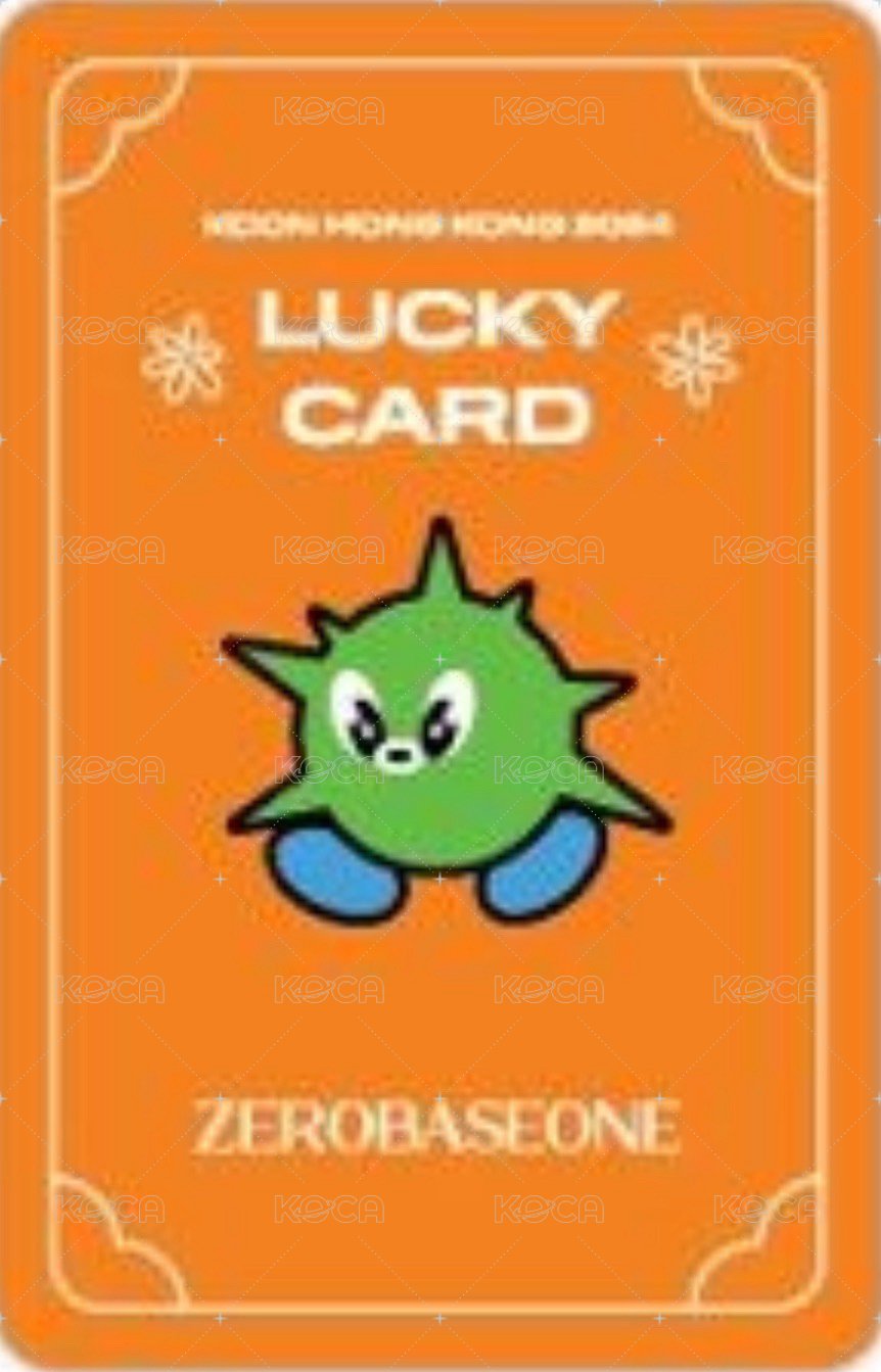 24’KC HK   幸運卡 符咒卡 背面