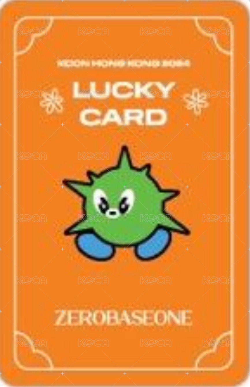 24’KC HK   幸運卡 符咒卡 背面