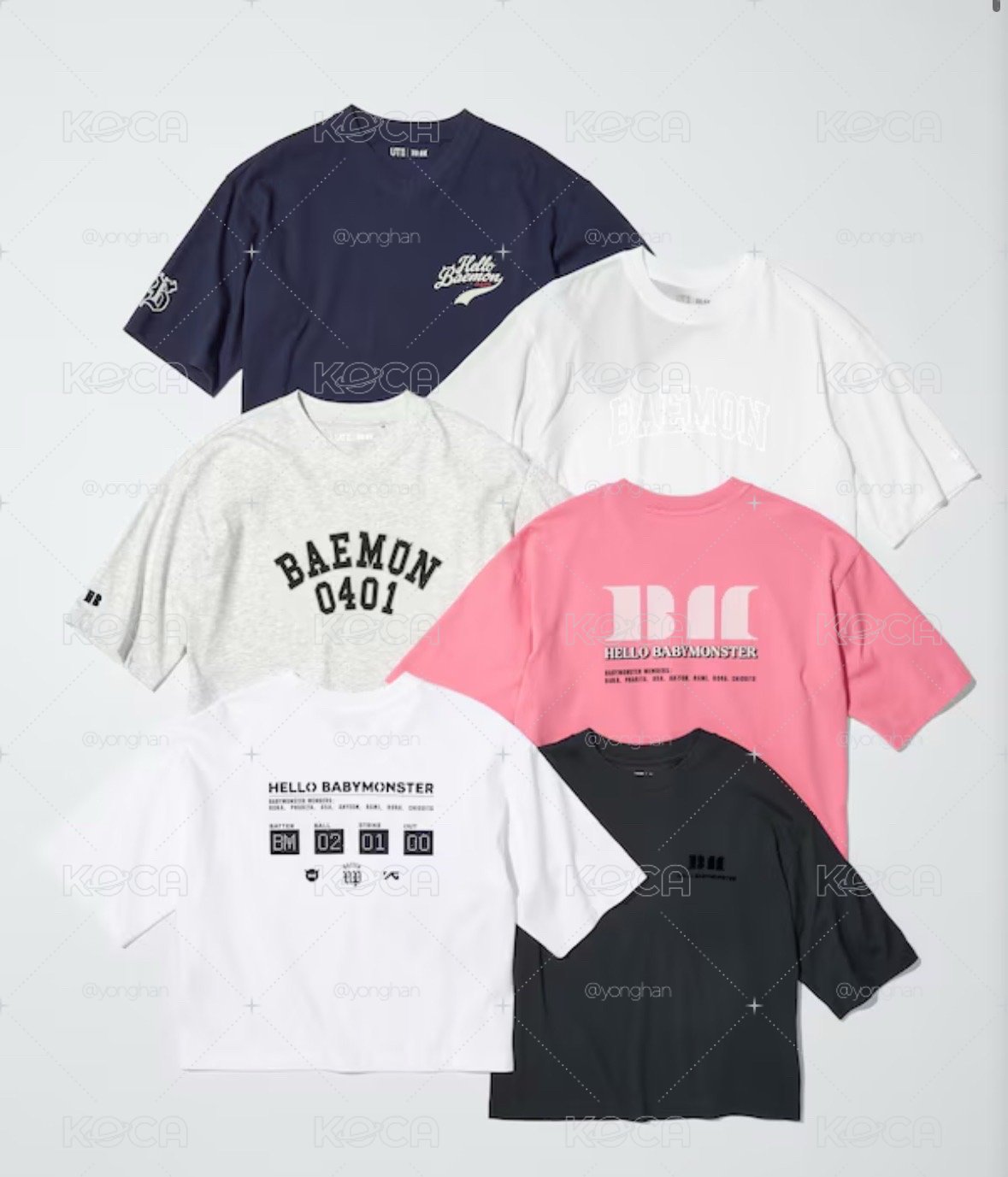 Babymonster UQ 聯名上衣 