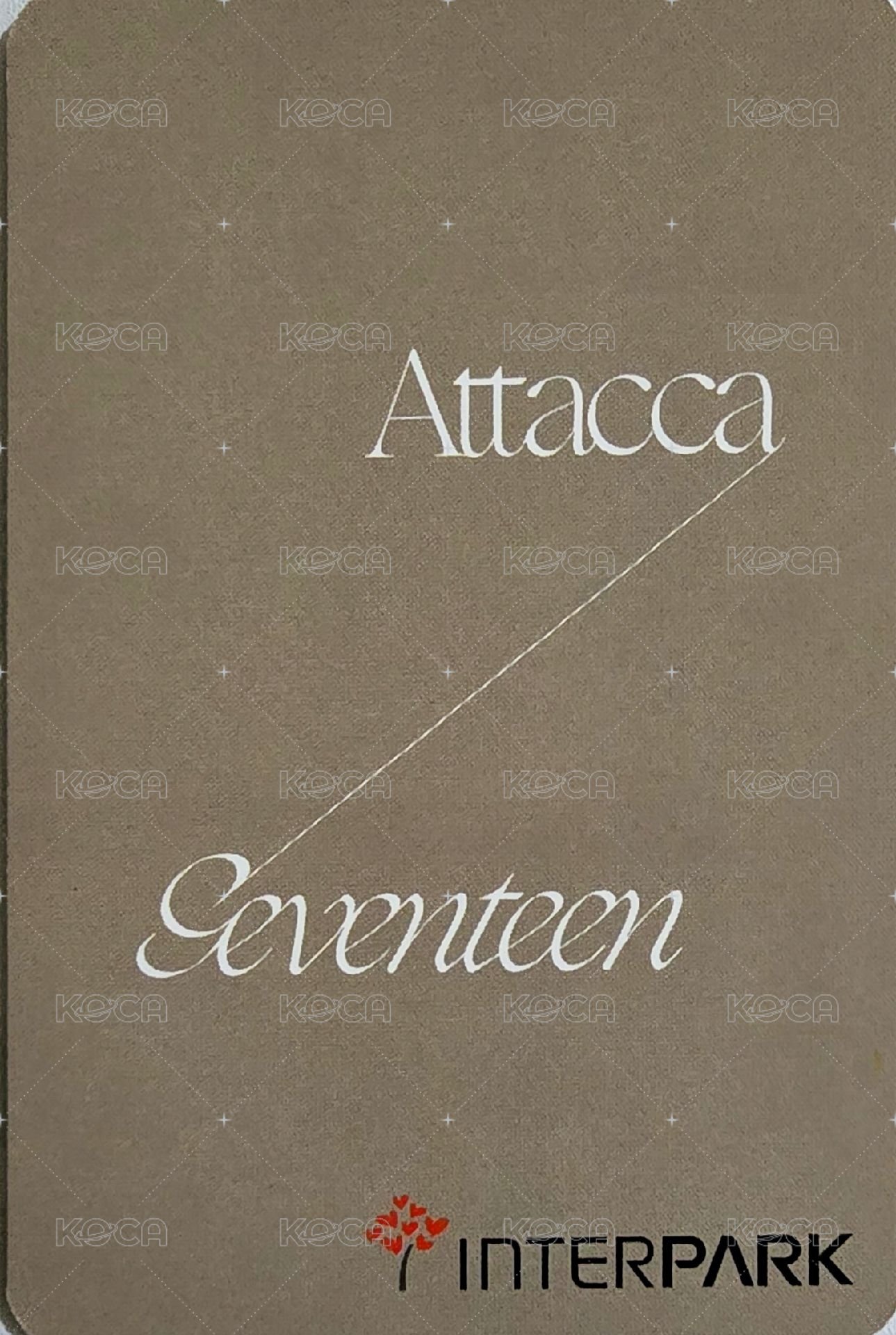 MINI9 interpark 簽售卡  背面