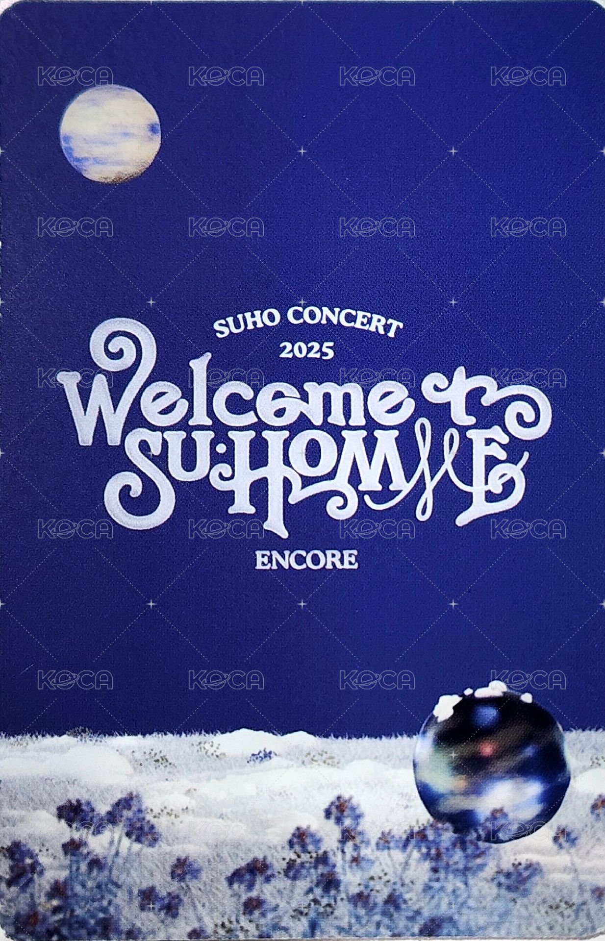 WELCOME TO SU:HOMME 入場卡 / 場限卡  背面