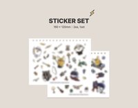 PPULBATU 2026 年曆 貼紙 