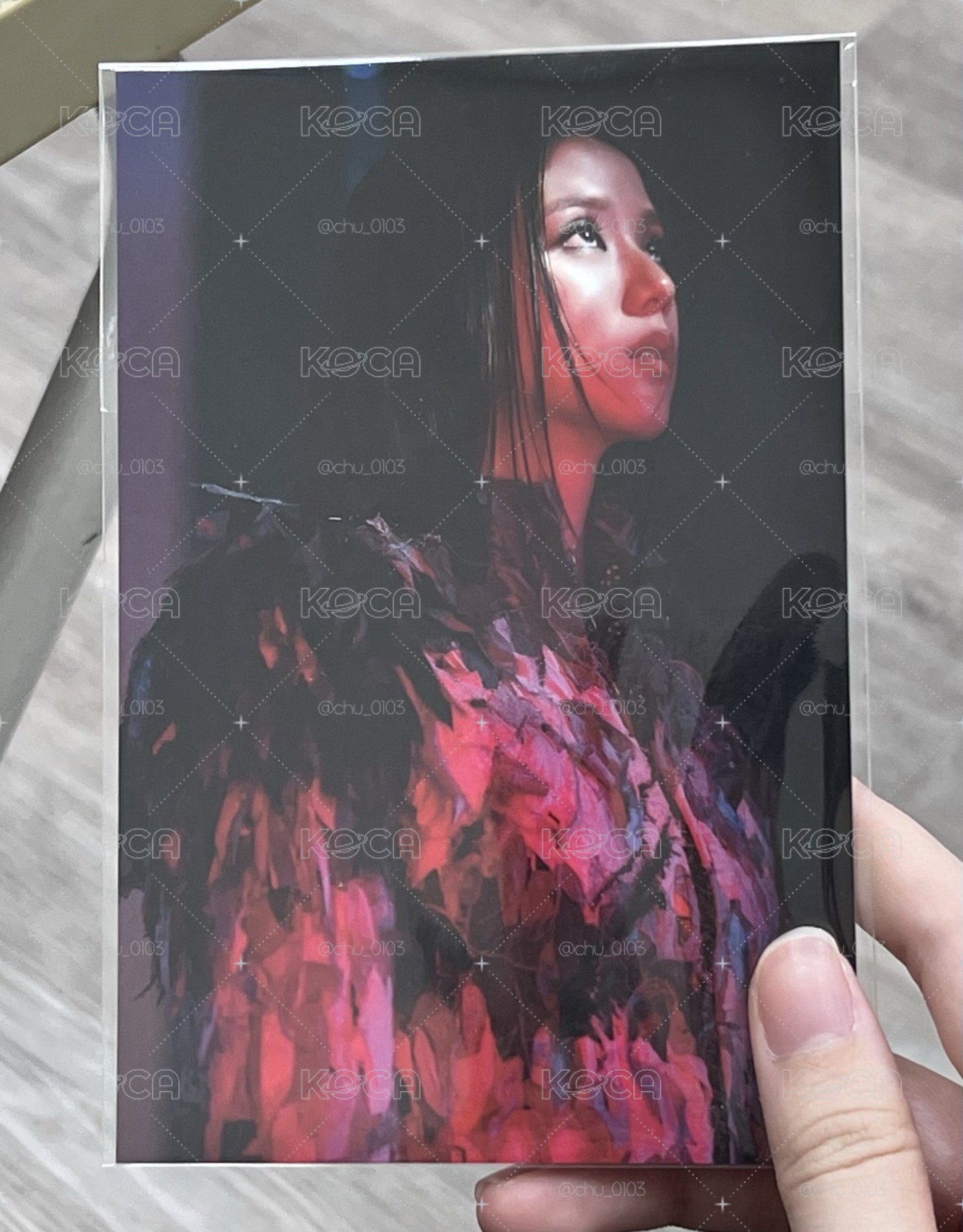 Jisoo滿額明信片 兩天內寄出