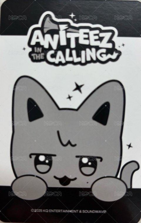 ANITEEZ IN THE CALLING 周邊卡 FACE POUCH BAG 背面
