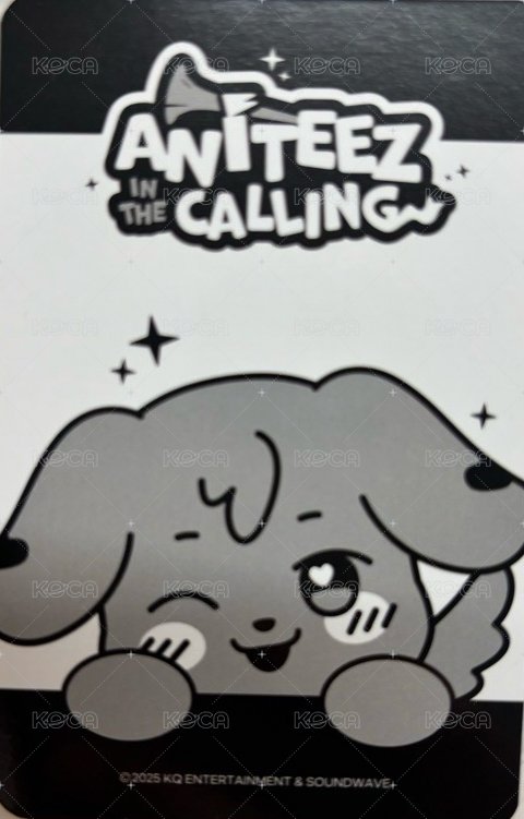 ANITEEZ IN THE CALLING 周邊卡 FACE POUCH BAG 背面