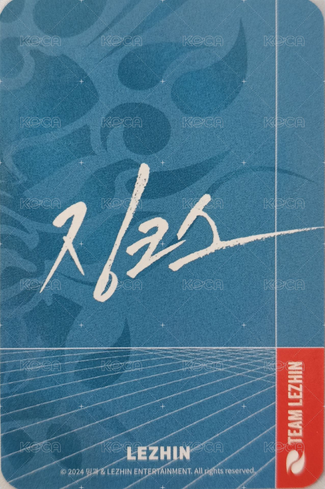 2024 TEAM LEZHIN JMEESHOP 隨機卡  背面