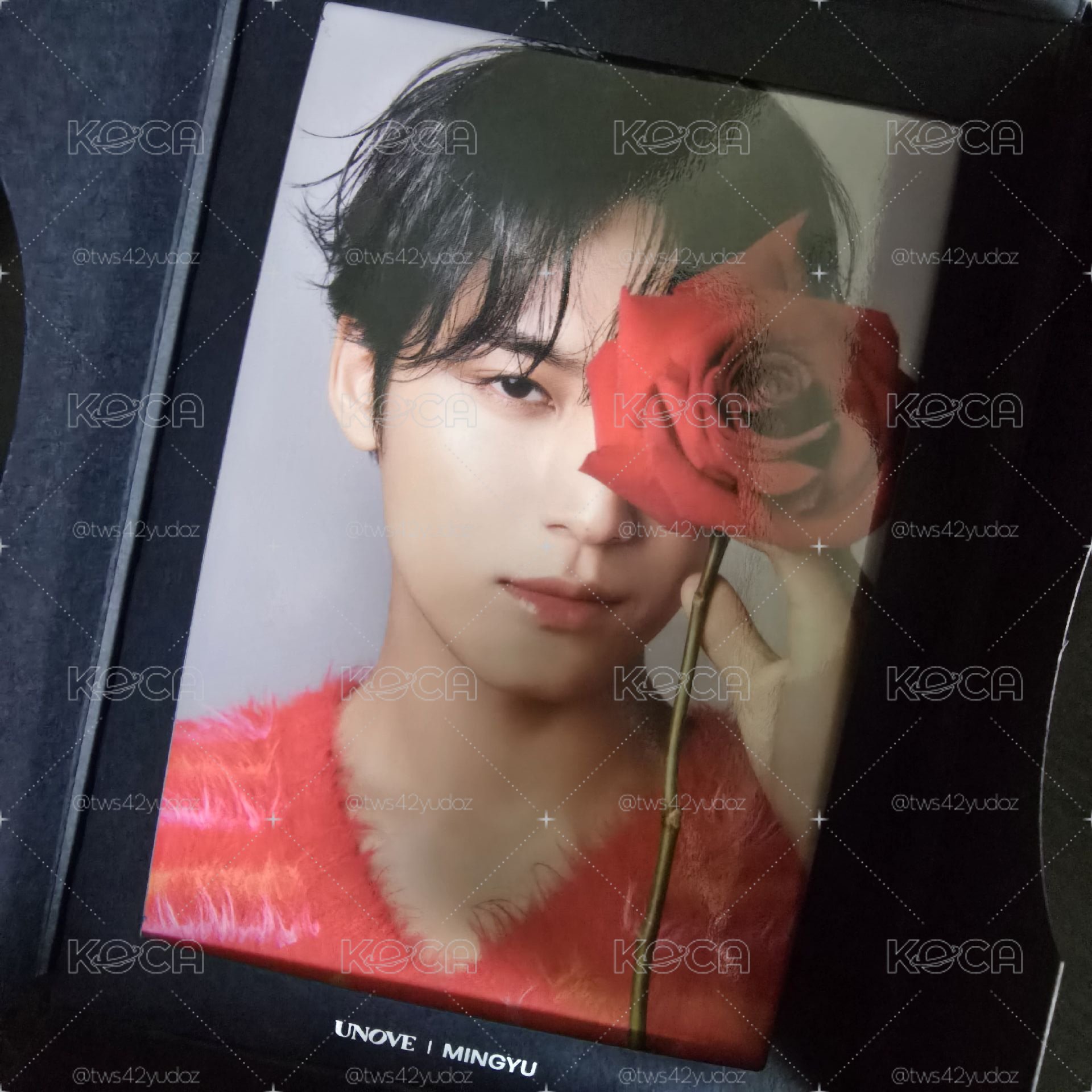 SEVENTEEN 金珉奎 UNOVE 代言贈品