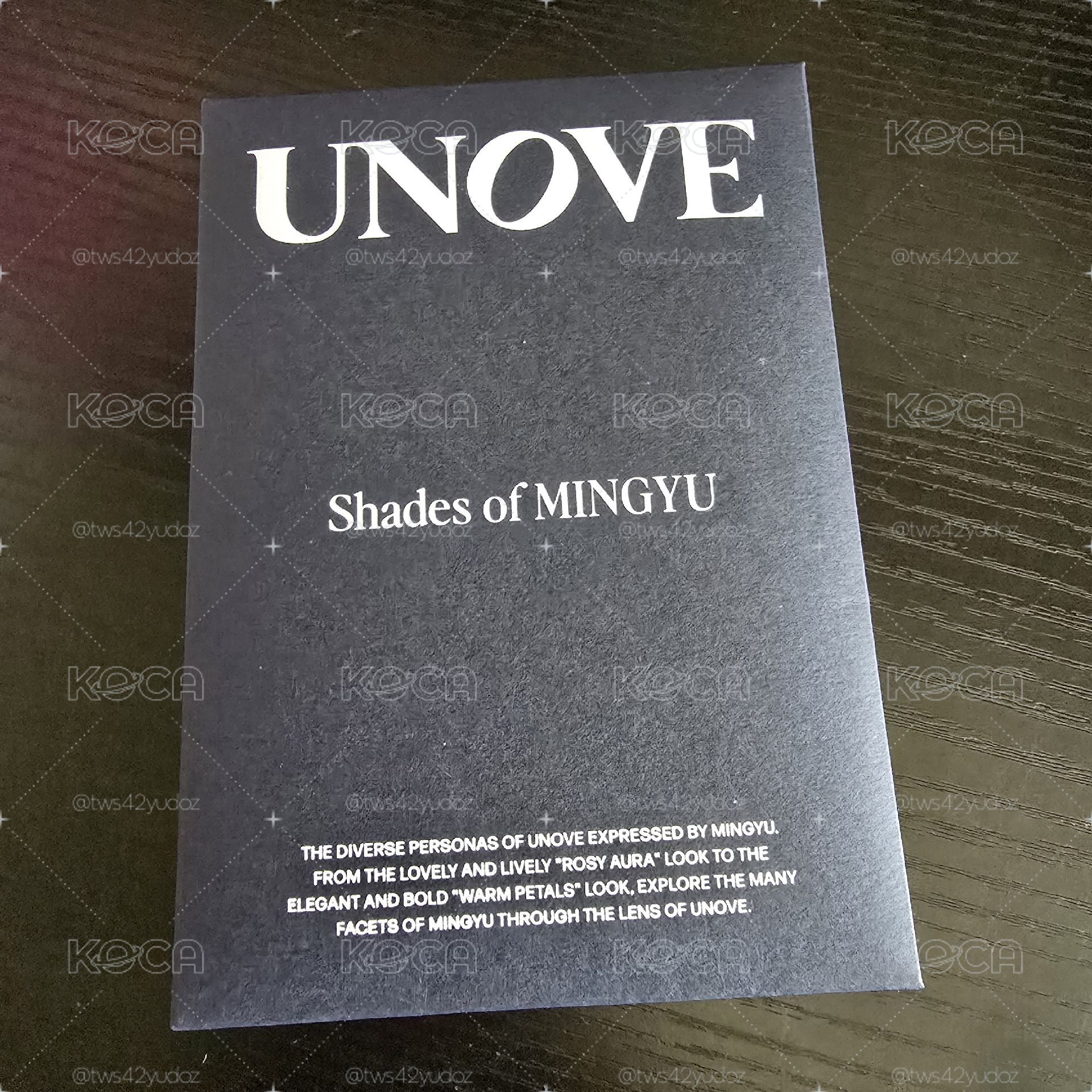 SEVENTEEN 金珉奎 UNOVE 代言贈品