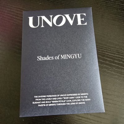 SEVENTEEN 金珉奎 UNOVE 代言贈品