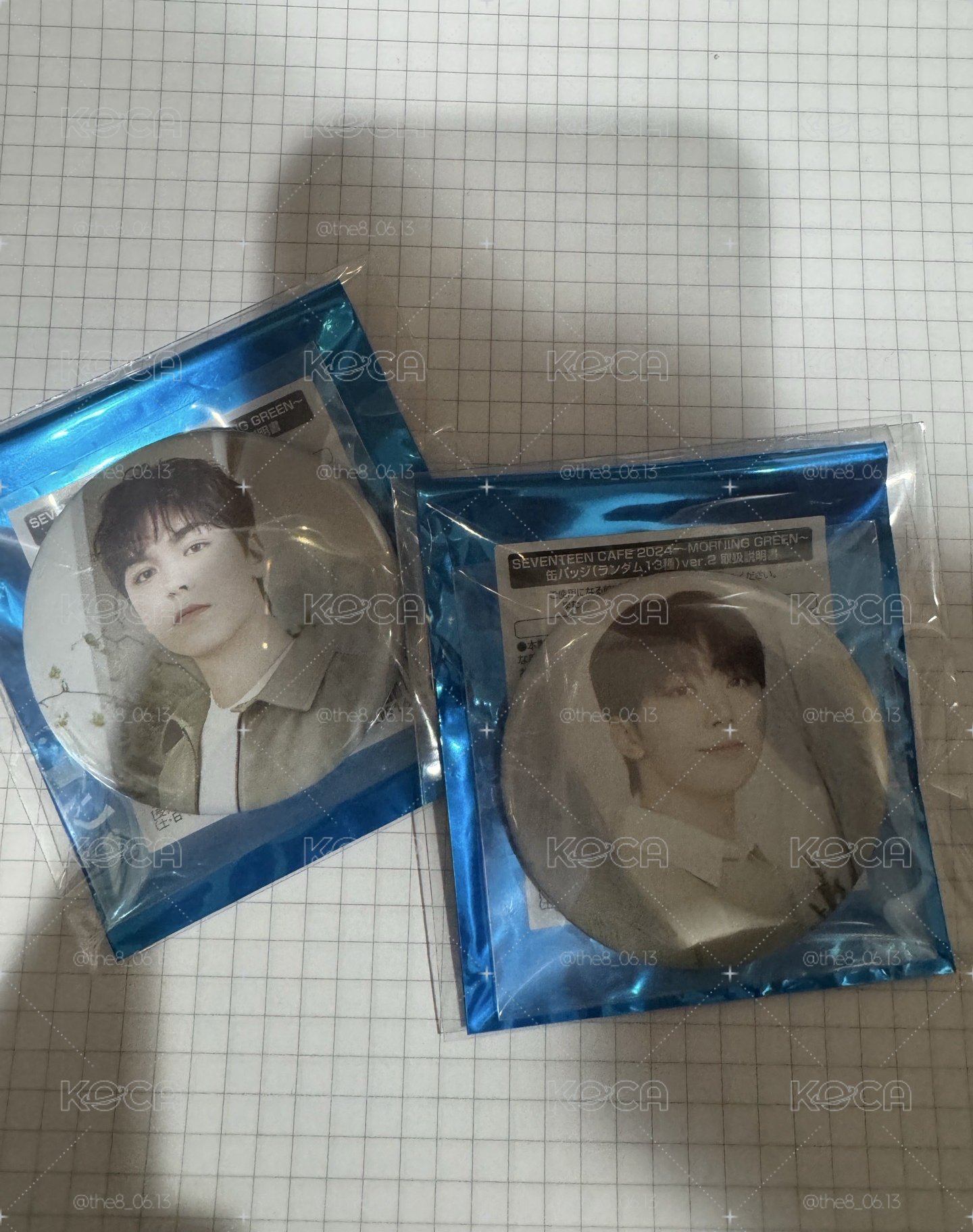 2024SEVENTEEN CAFE 徽章 率寬