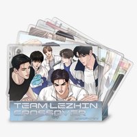 2024 TEAM LEZHIN Acrylic card 6pc + Clear case 近景