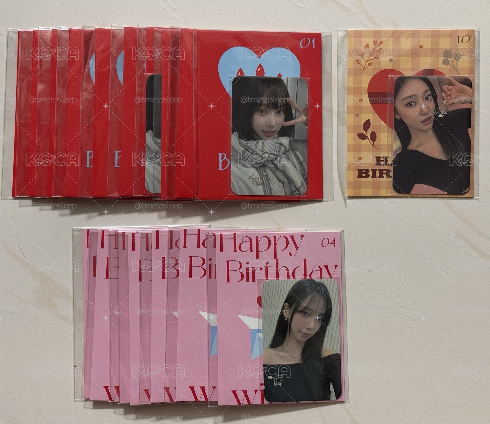 ［可單出］標價一對 全新未拆冬柚寧23生日卡