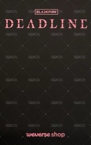 DEADLINE wvs A 特典卡  背面