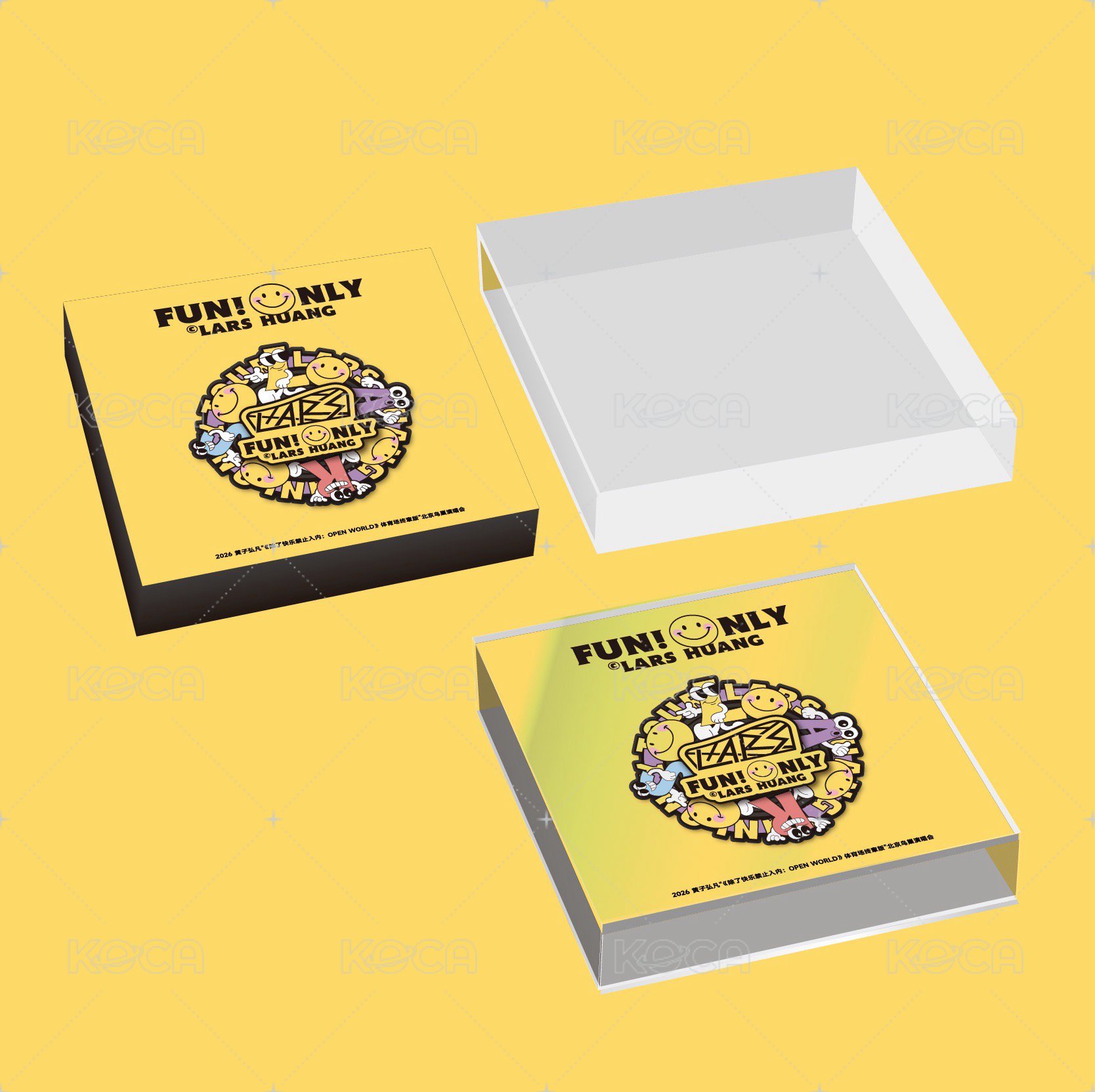 北京鳥巢演唱會限定快樂旋轉磁石章 2026編