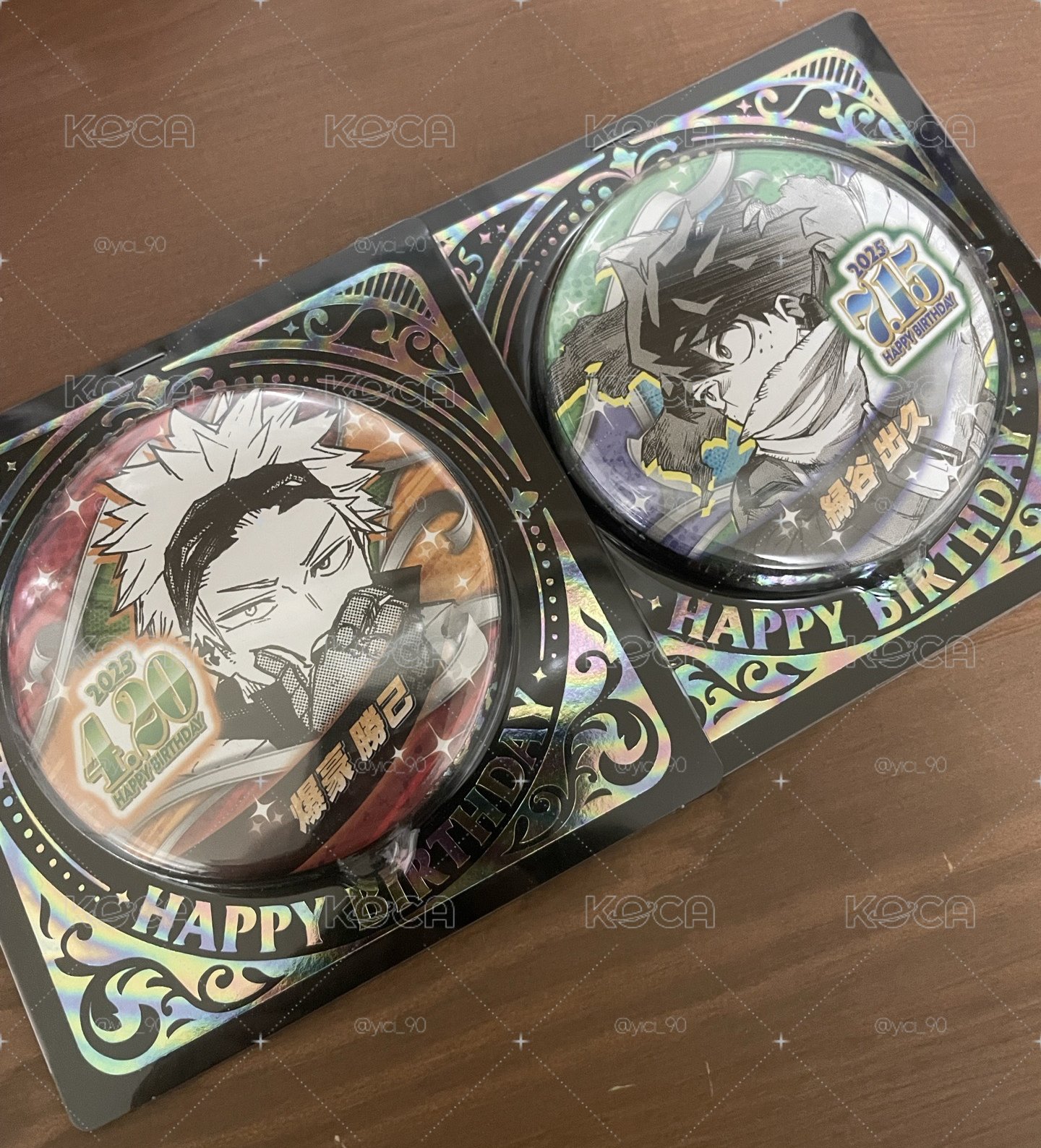 我的英雄學院 2025生日徽章