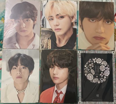 BTS V歷年官方相框 全新 不拆售