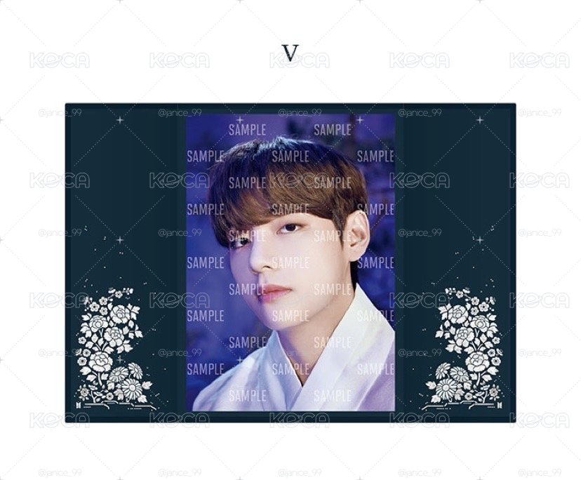 BTS V歷年官方相框 全新 不拆售