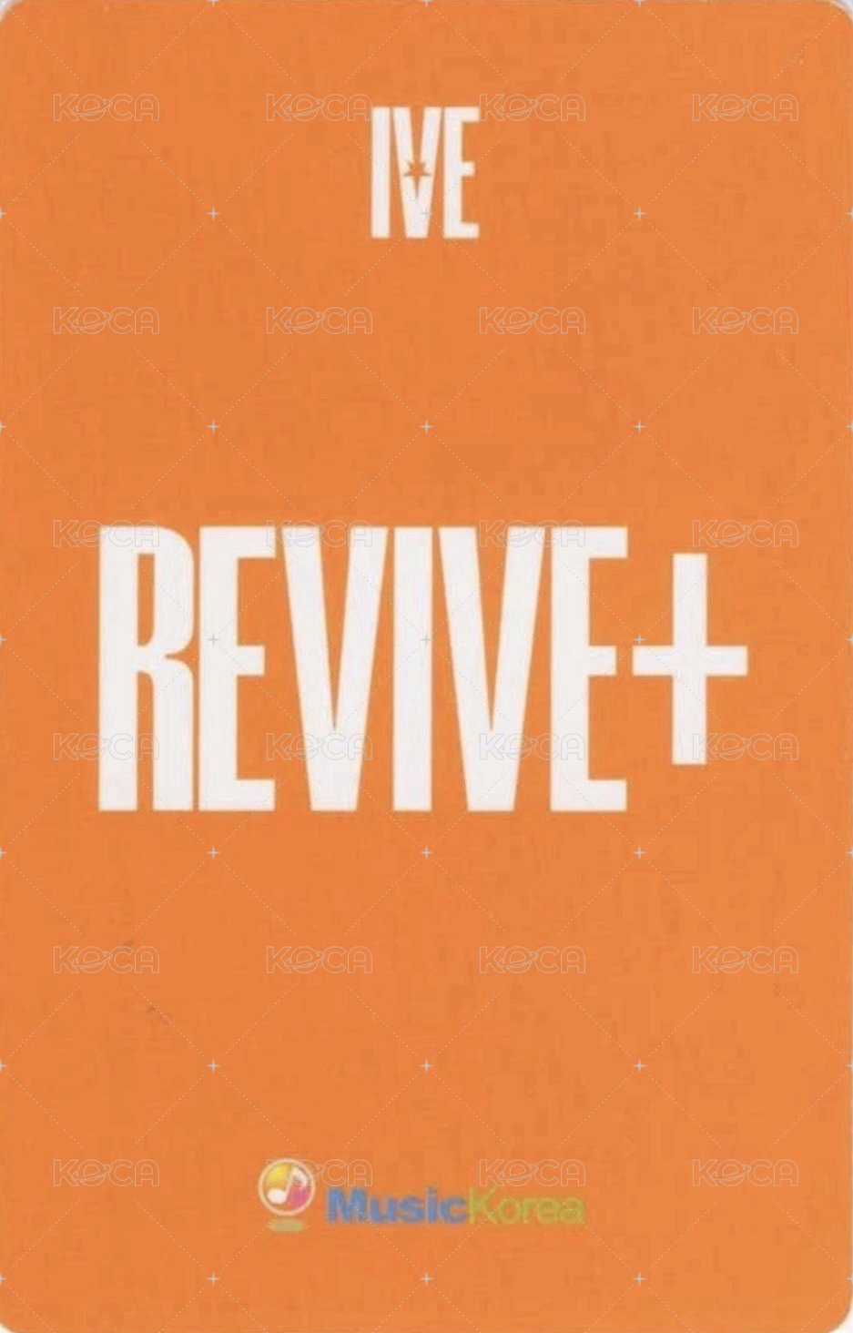 REVIVE+ mk 1.0 預售 特典卡  背面