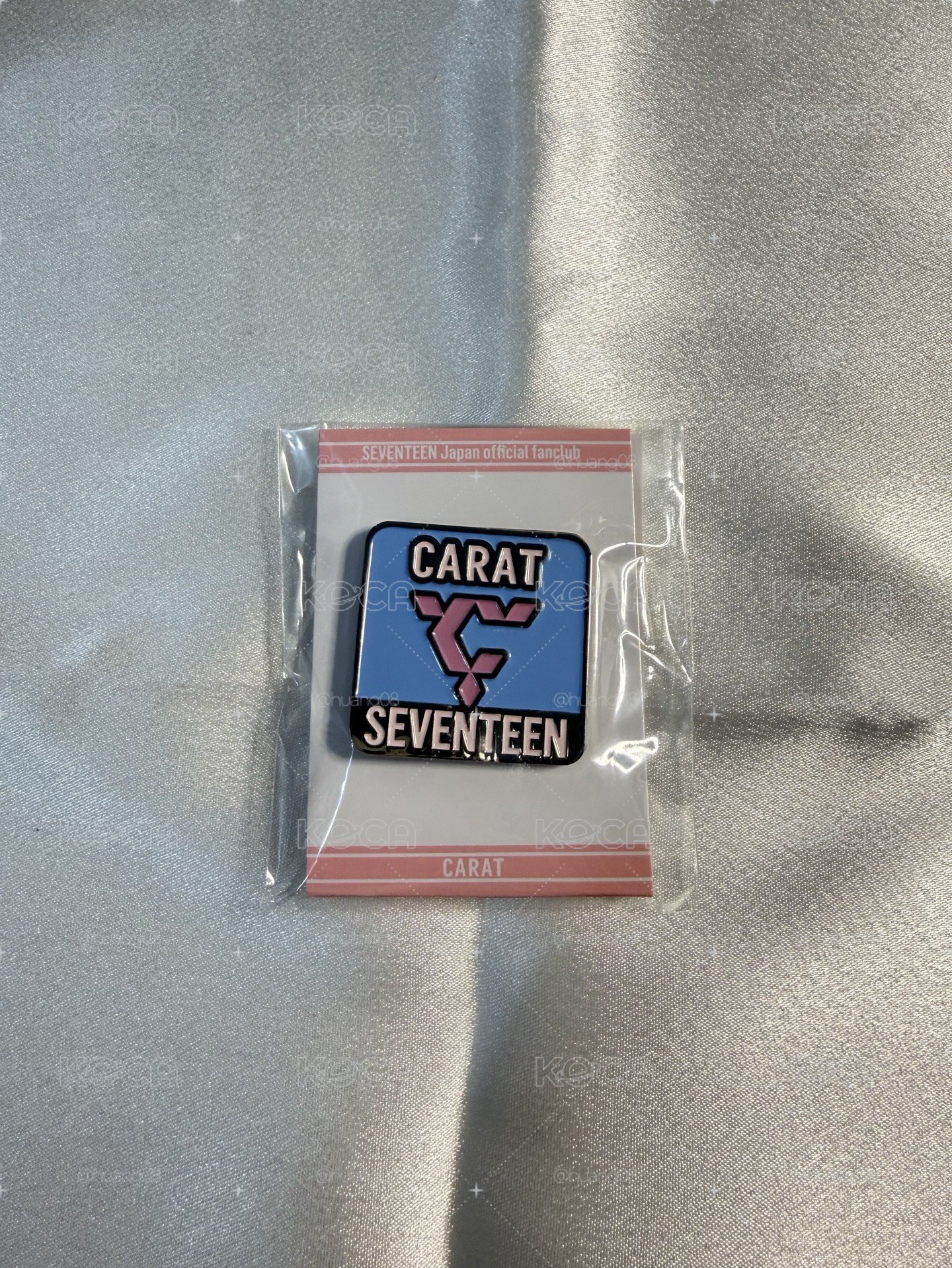 seventeen 日本會員禮徽章