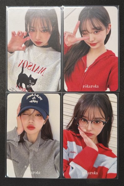 IVE rolarola 員 代言卡 set