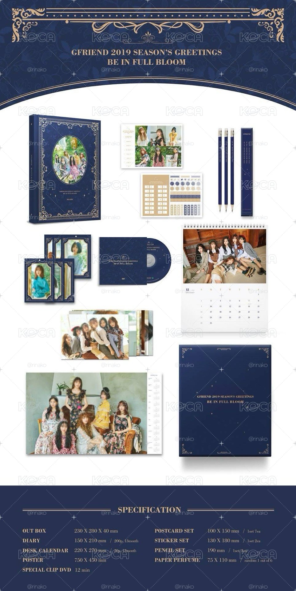 GFRIEND 2019/2020年曆