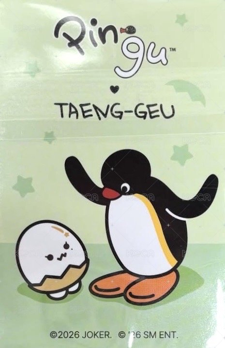PINGU聯名快閃 周邊卡 台北限定睡衣卡 背面