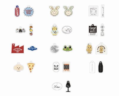 成員自製快閃吊飾