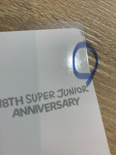 圭圭 18週年 螢光貼紙小卡