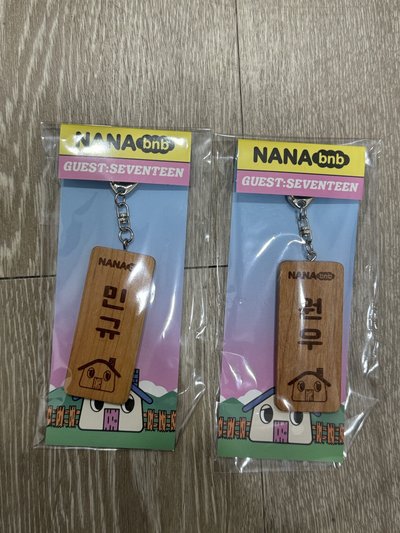 nana bnb 圓奎 木牌吊飾 紙膠帶