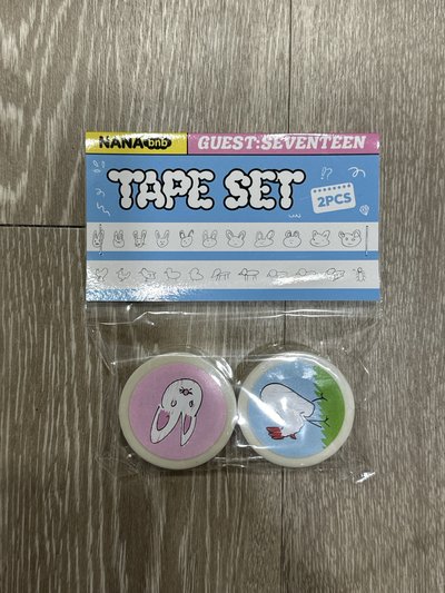 nana bnb 圓奎 木牌吊飾 紙膠帶