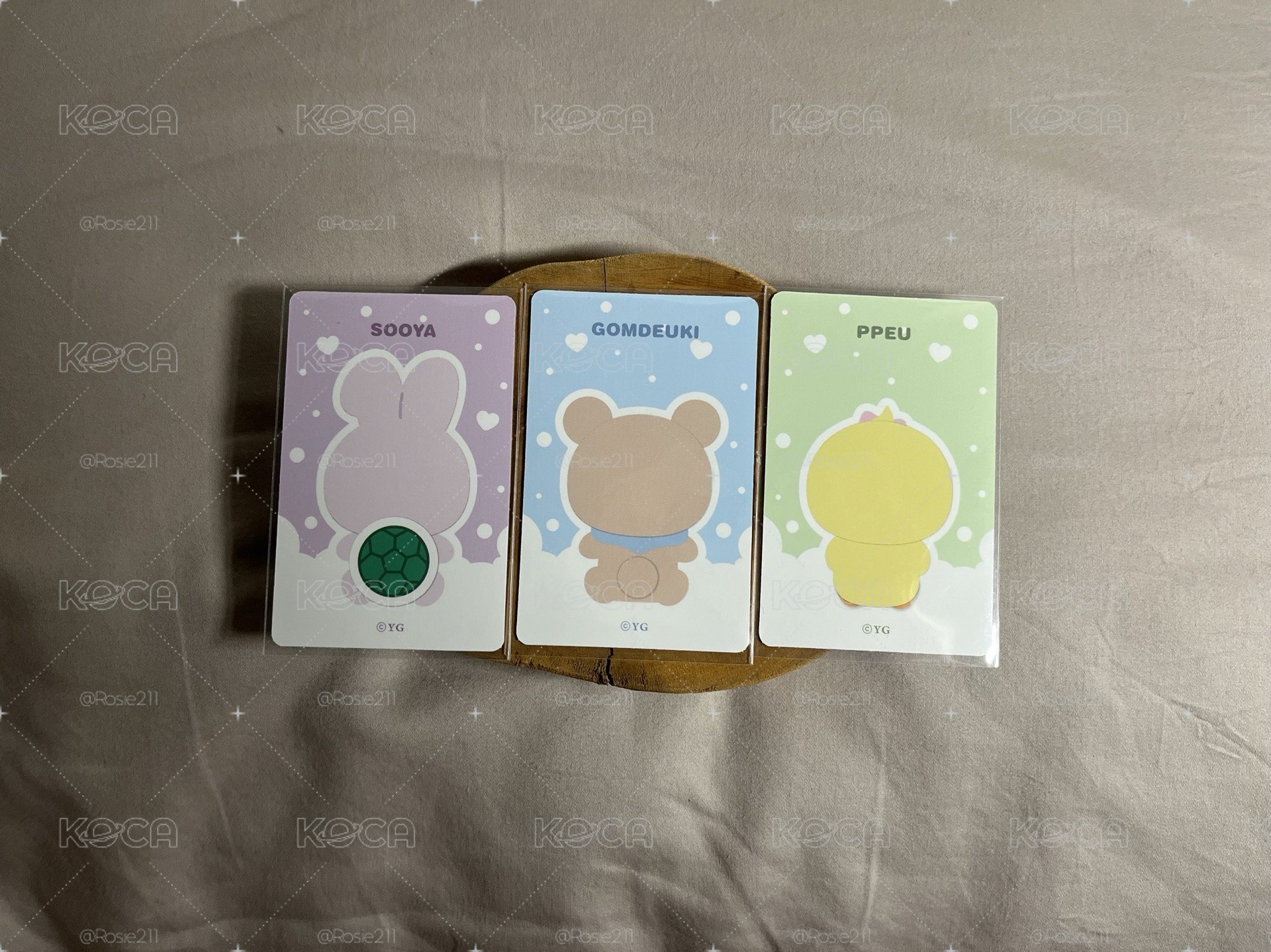 秀妮莎動物造型小卡🐰🐻🐥