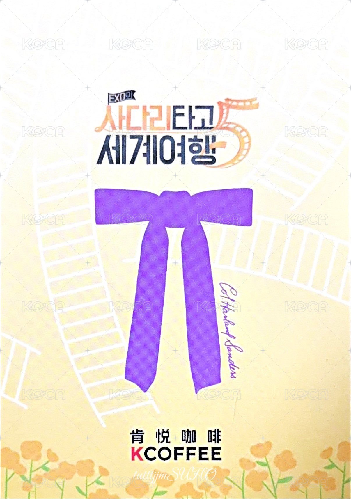 爬梯子5 代言卡  背面