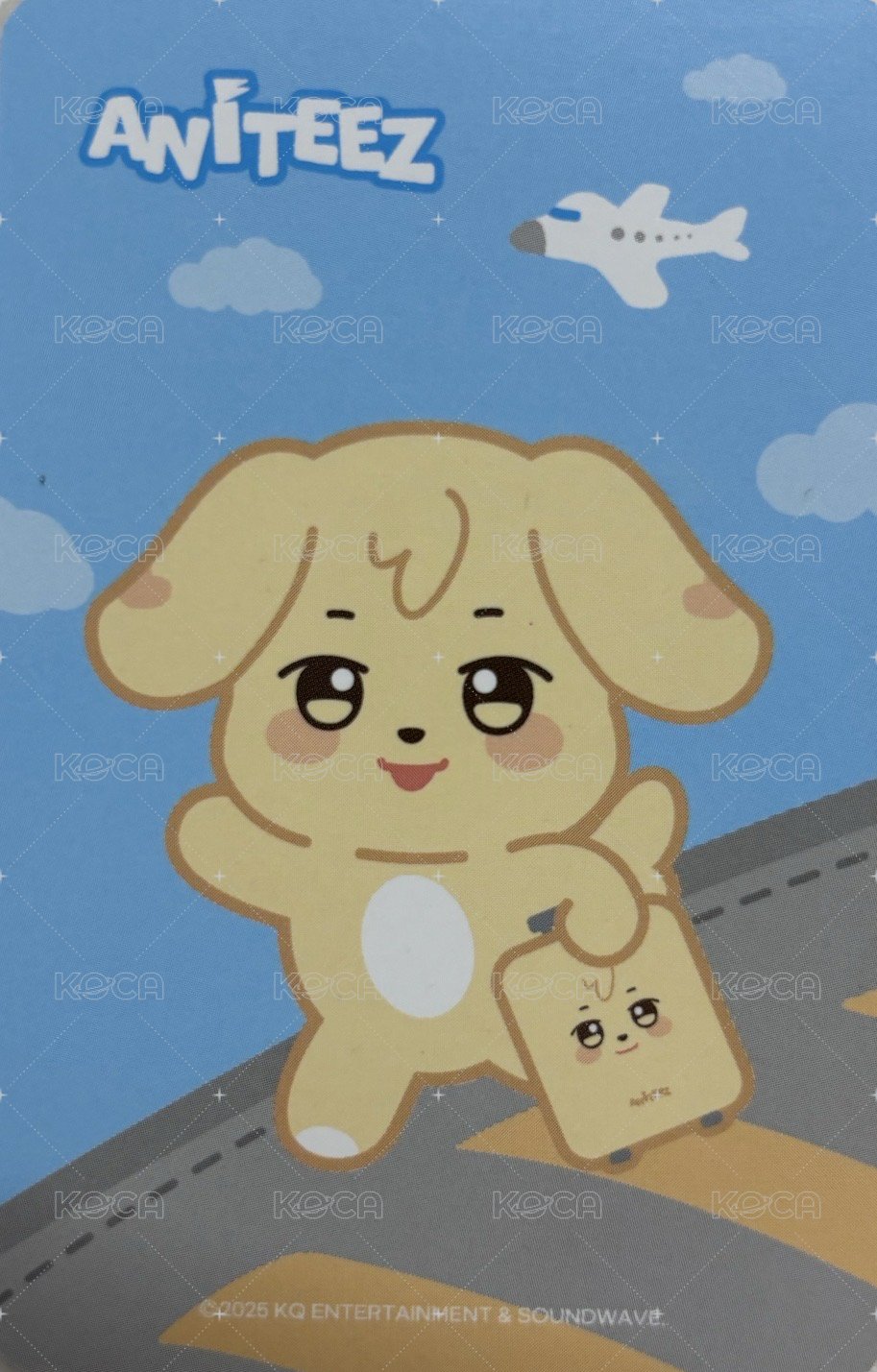 ANITEEZ IN THE CALLING 周邊卡 PVC LUGGAGE TAG 背面