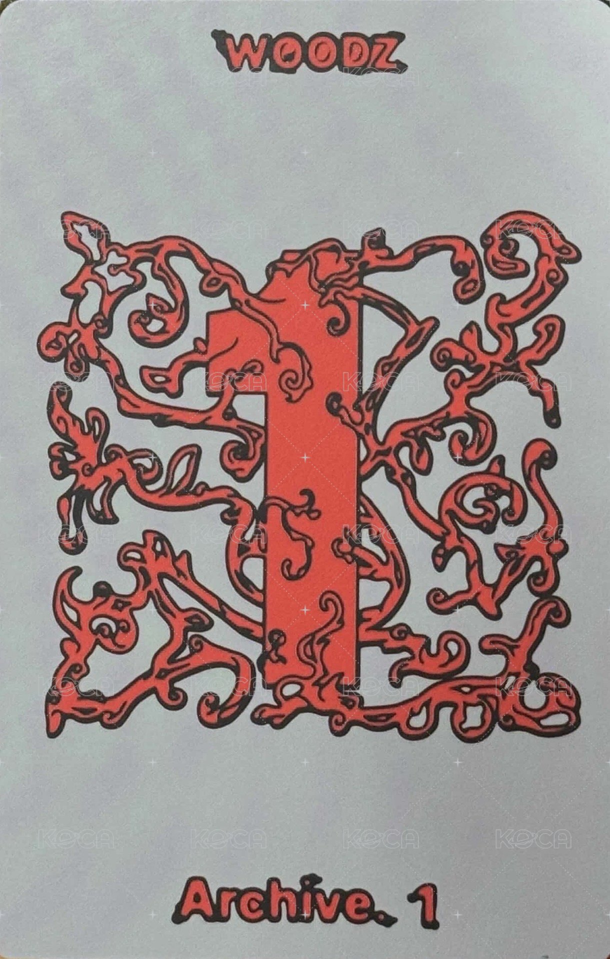 Archive. 1 Jewel ver. 專輯卡  背面