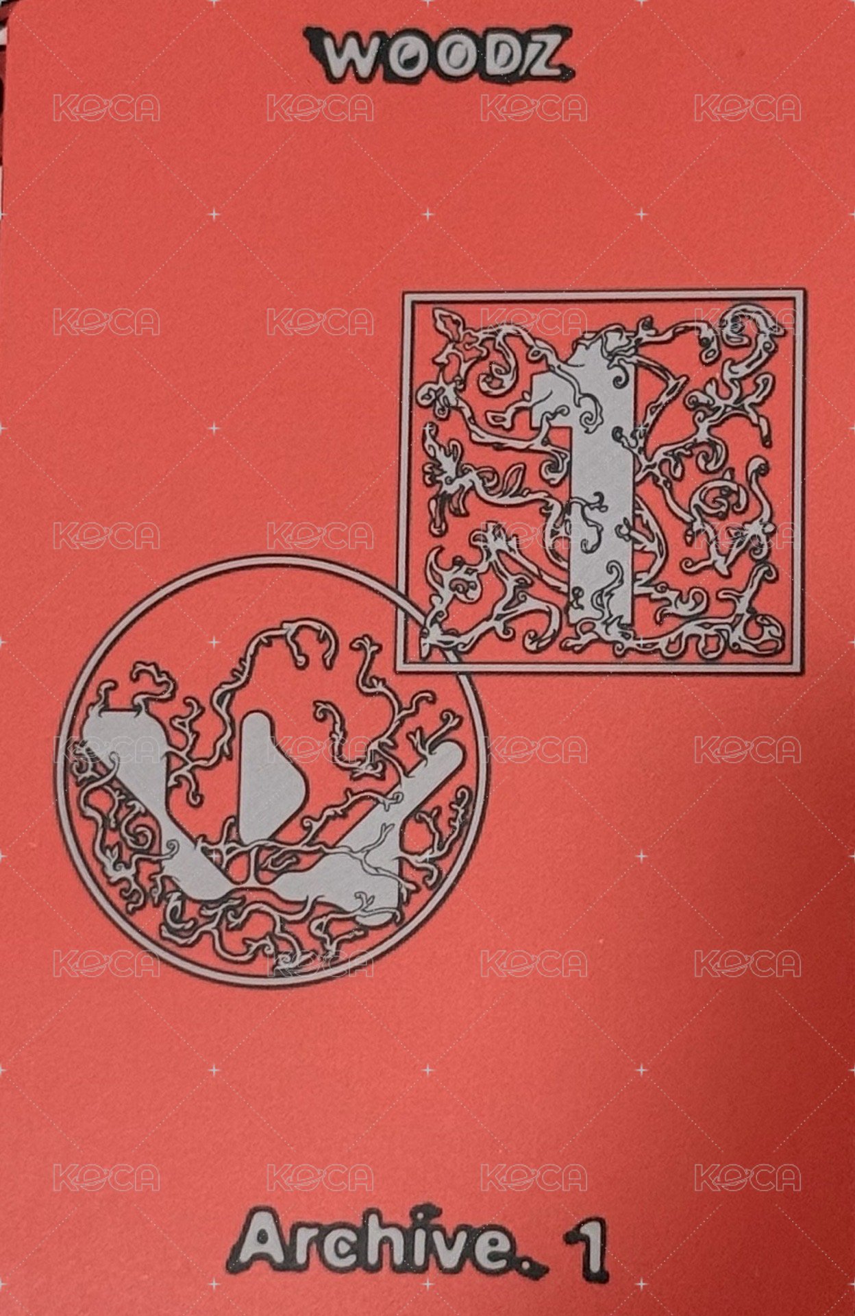 Archive. 1 Jewel ver. 專輯卡  背面