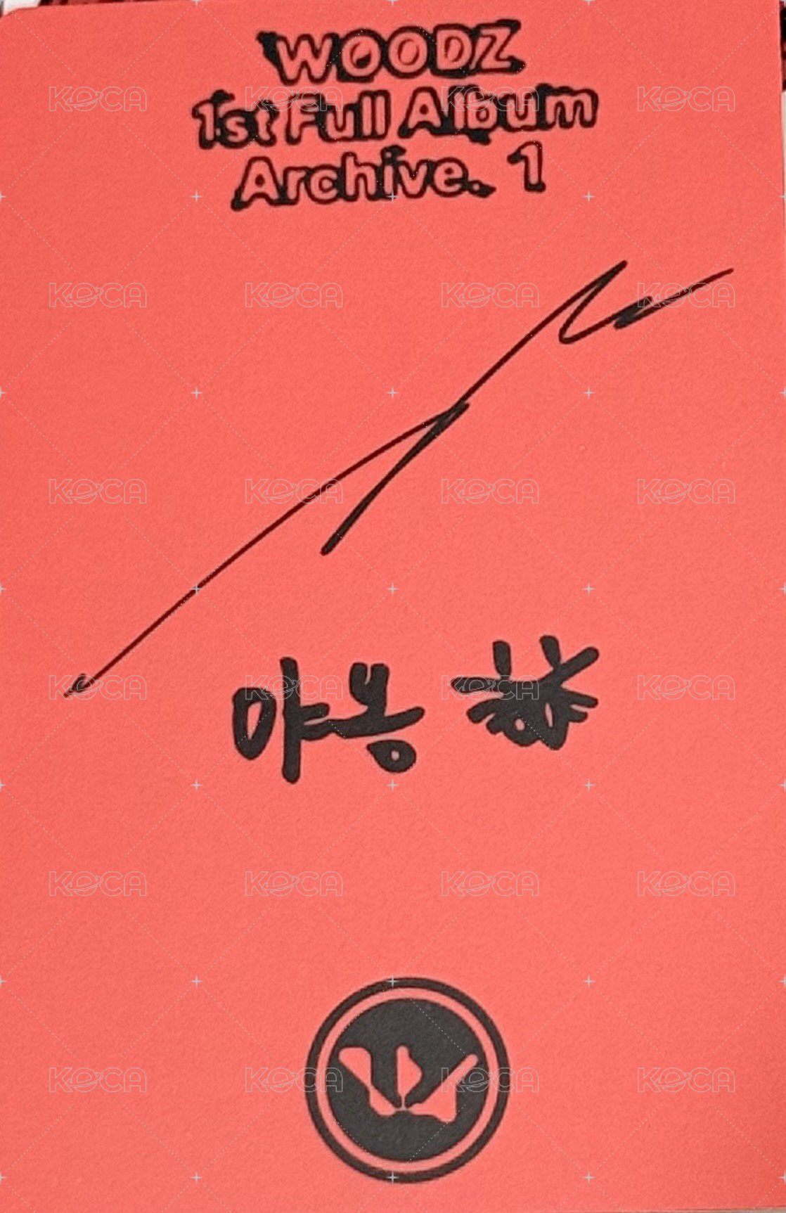 Archive. 1 Jewel ver.預售 專輯卡  背面