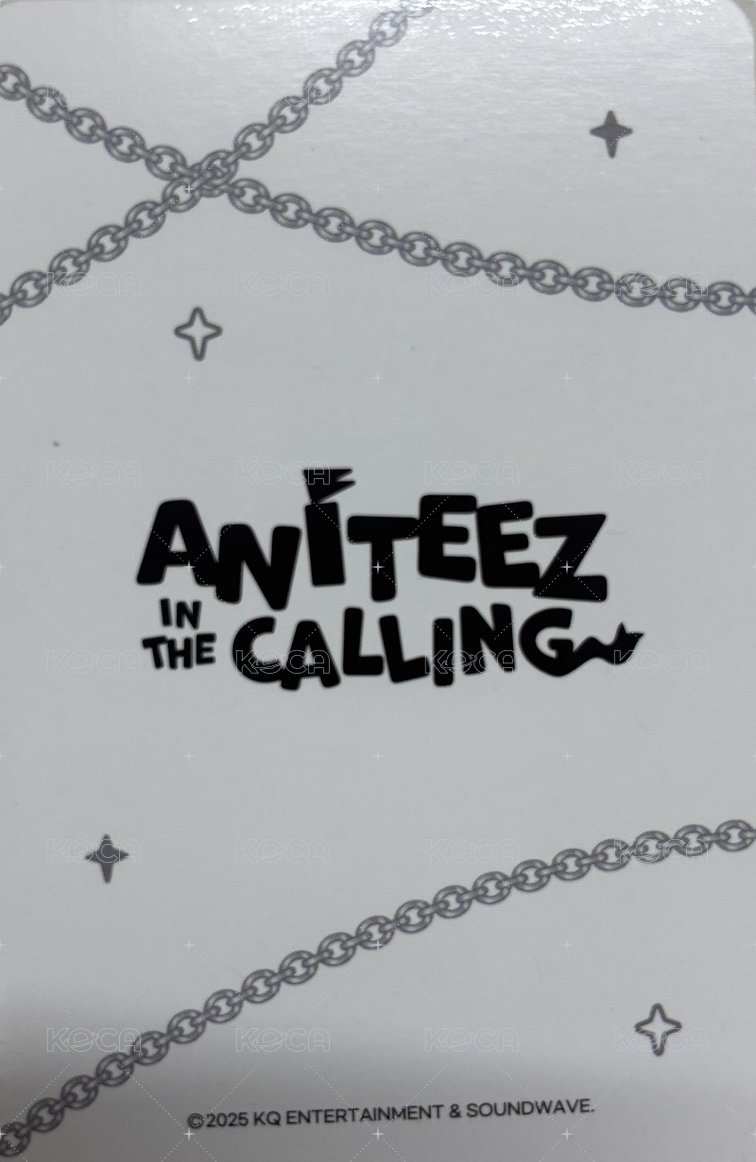 ANITEEZ IN THE CALLING 周邊卡 PVC POCKET SHOULDER BAG 背面