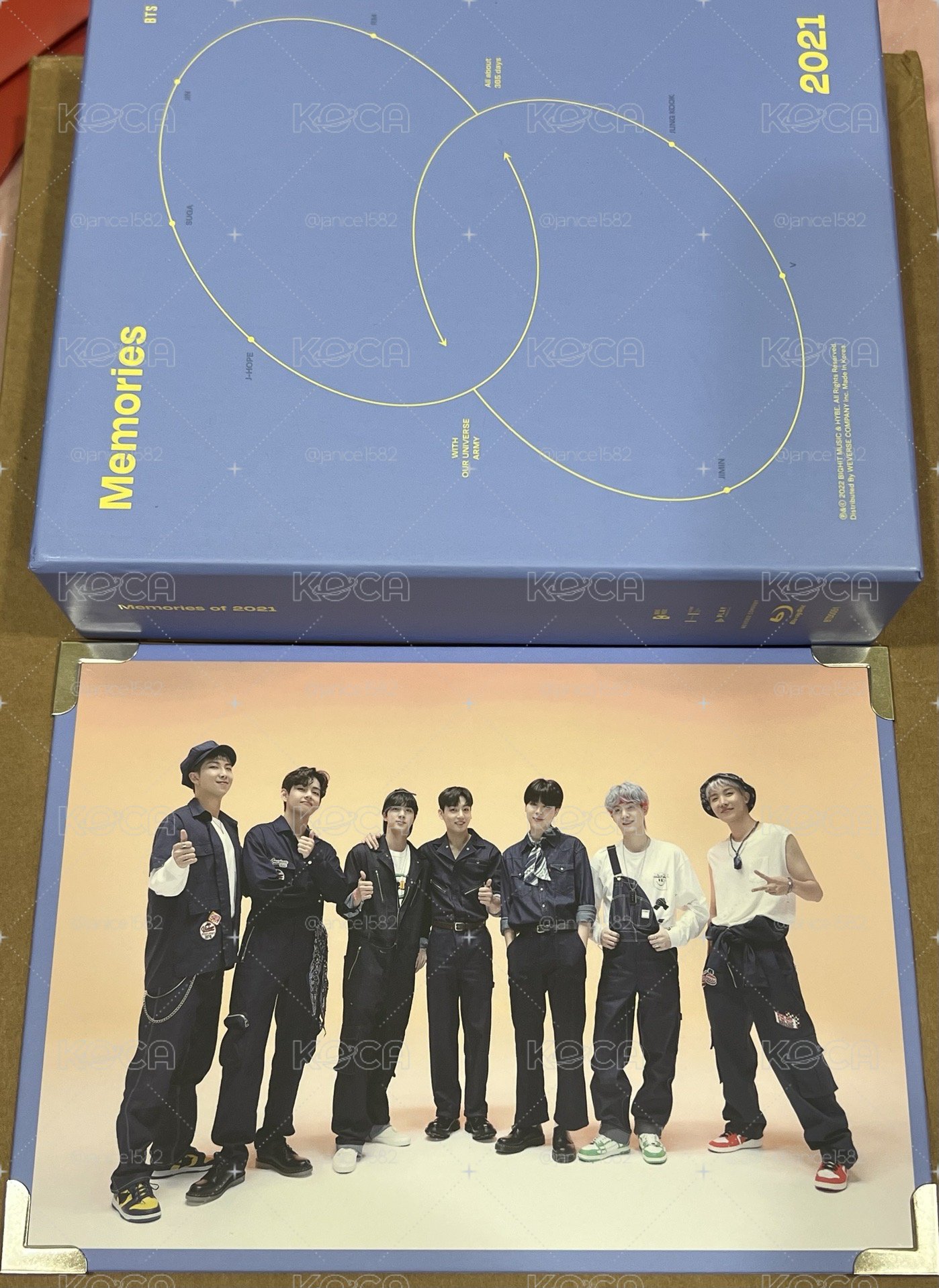 BTS 藍光回憶錄+相框