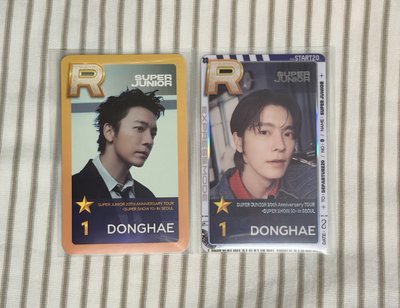 （兩張不拆）SS10 李東海 遊戲卡+任務卡