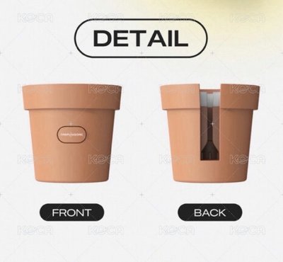 GD 小花手燈鑰匙圈+小盆栽組