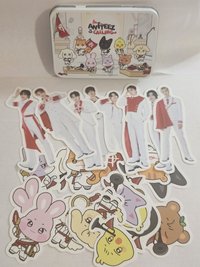 鐵盒貼紙（鐵盒連接處品質不好，易脫離）